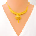 vibrant-etched-22k-gold-necklace-set