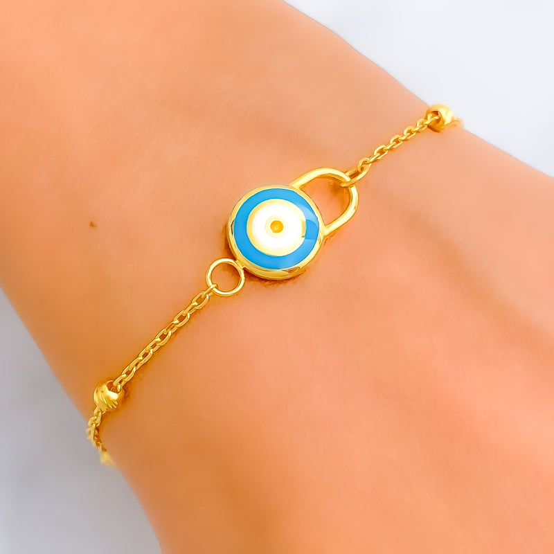 Delightful Artistic 21k Gold Bracelet