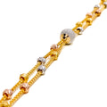 trendy-radiant-22k-gold-orb-bracelet