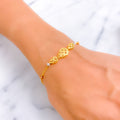Polished Ethereal 21k Gold Bracelet