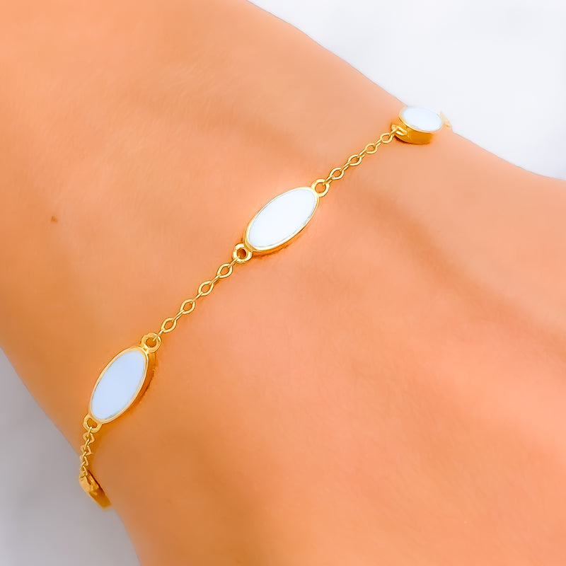 Beautiful Dressy 21k Gold Bracelet
