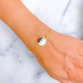 Iconic Chic 21k Gold Bracelet