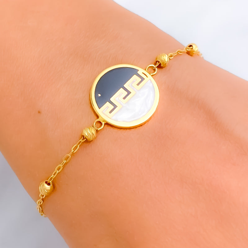 Iconic Chic 21k Gold Bracelet