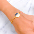 Iconic Chic 21k Gold Bracelet