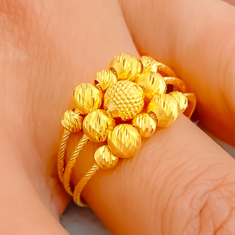 Delightful Opulent 22K Gold Ring