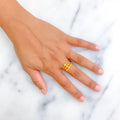 Beautiful Bold 22K Gold Ring