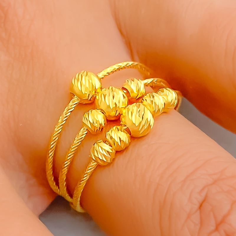 Beautiful Bold 22K Gold Ring