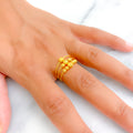 Beautiful Bold 22K Gold Ring