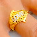 Dazzling Vibrant 22K Gold Ring
