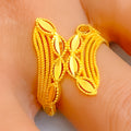 Noble Shimmering 22K Gold Ring