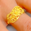 Bespoke Adorned 22K Gold Ring