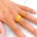 Bespoke Adorned 22K Gold Ring
