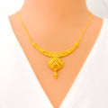 Opulent Graduating 22k Gold Necklace Set 