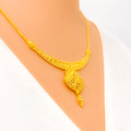 Opulent Graduating 22k Gold Necklace Set 
