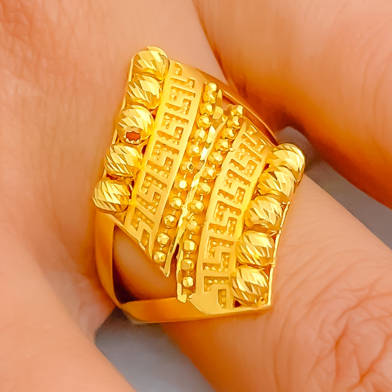 Iconic Ethereal 22K Gold Ring