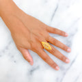 Refined Accented 22K Gold Ring