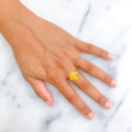 Decadent Stylish 22K Gold Ring