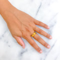 Radiant Versatile 22K Gold Ring