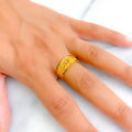 Radiant Versatile 22K Gold Ring