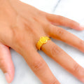 Fashionable Exclusive 22K Gold Ring