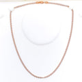 Exclusive Rose Gold Accented 22K Chain 