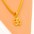 Tasteful Trendy 22k Gold OM Pendant