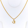 Bold Timeless 22k Gold OM Pendant