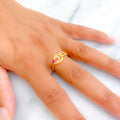 charming-decorative-22k-gold-cz-ring