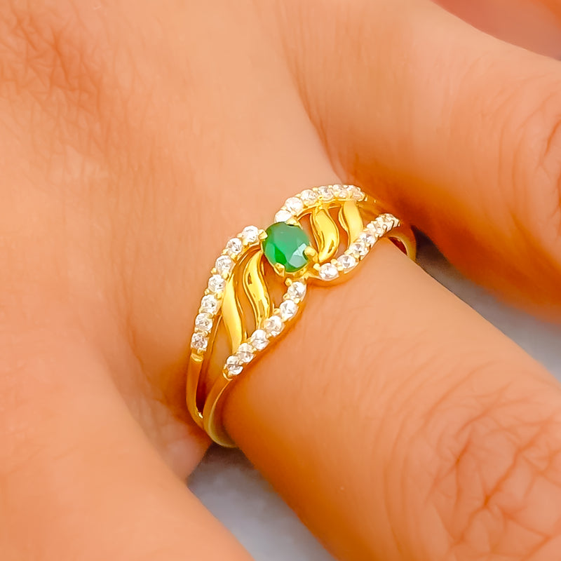 stylish-ethereal-22k-gold-cz-ring