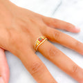 colorful-flower-22k-gold-cz-ring
