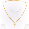 Ornate 22k Gold Cross Pendant