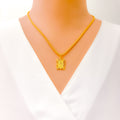 Refined 22k Gold Allah Pendant