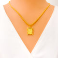 Refined 22k Gold Allah Pendant