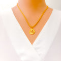 Regal 22k Gold Allah Pendant