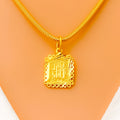 Noble 22k Gold OM Pendant