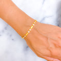 fashionable-charming-22k-gold-cz-bracelet