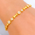 lovely-chic-22k-gold-cz-bracelet