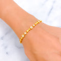 lovely-chic-22k-gold-cz-bracelet
