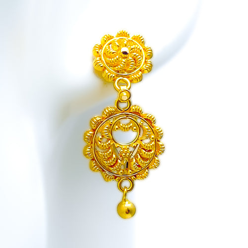 majestic-classy-22k-gold-hanging-earrings