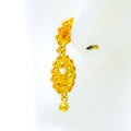 majestic-classy-22k-gold-hanging-earrings