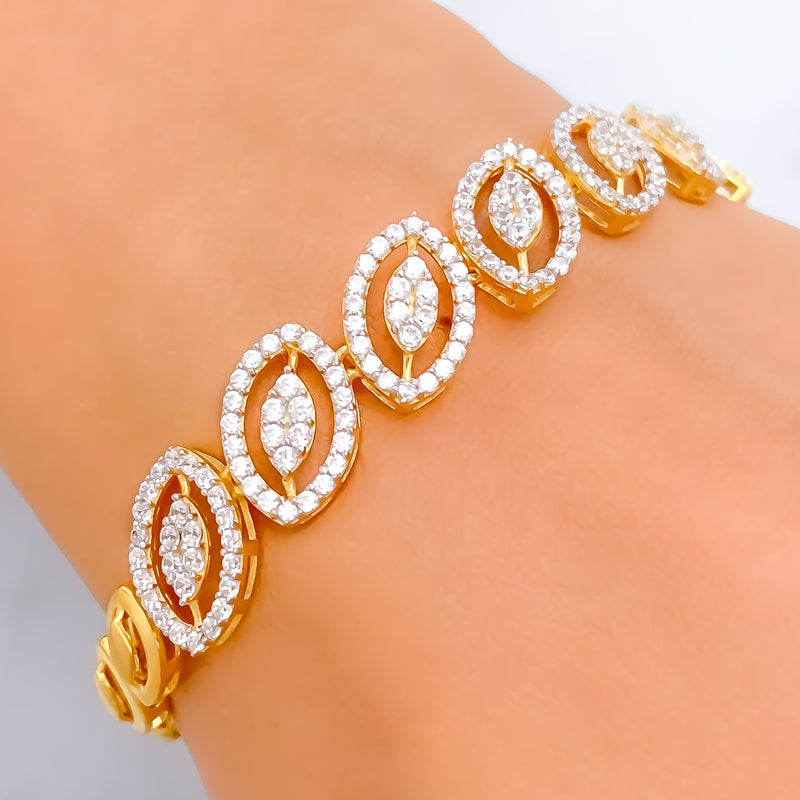 striking-stylish-22k-gold-cz-bracelet