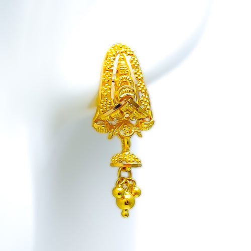 bespoke-glowing-22k-gold-hanging-earrings