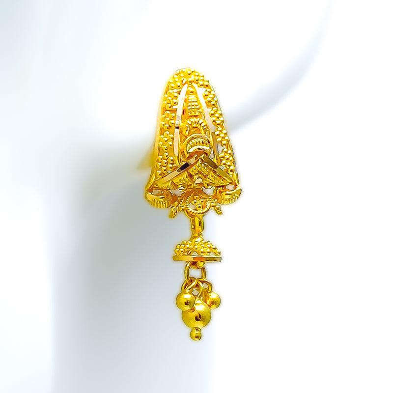 bespoke-glowing-22k-gold-hanging-earrings