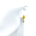 glimmering-radiant-22k-gold-hanging-earrings