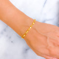 interlinked-polished-22k-gold-bracelet