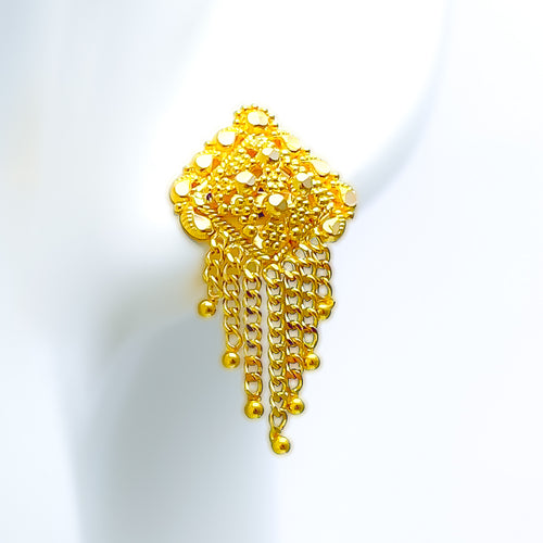 dazzling-artistic-22k-gold-hanging-earrings