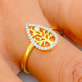 stunning-leaf-18k-gold-diamond-ring