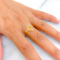 stunning-leaf-18k-gold-diamond-ring