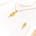 charming-delightful-22k-gold-cz-pendant-set