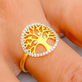 lovely-tree-18k-gold-diamond-ring